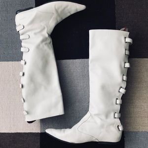 Osklen knee high leather boots